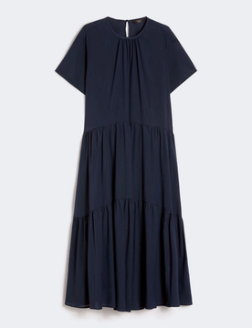 MAX MARA abito in tela donna blu