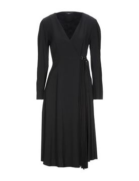 Vestido midi Mujer Negro 38 Mujer