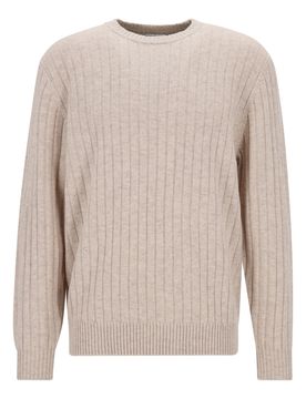 XL PULLOVER CREW NECK L SAND male