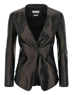 Alexander Mcqueen Nappa Blazer