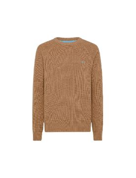 Round Big Knit 16 Beige K41142