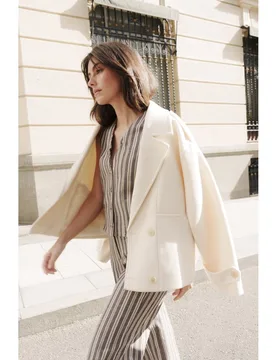 Chaqueta de mujer de corte globo - Bimani - FashionsVida