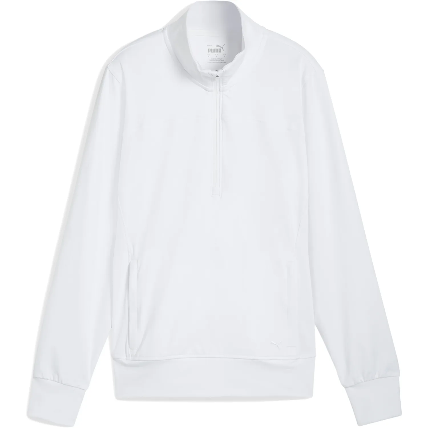 Layer Cloudspun Isla 1/4-Zip, weiss m - Puma - FashionsVida