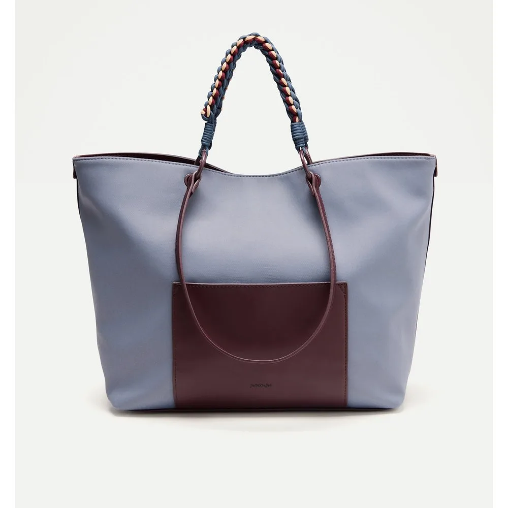 Jo & Mr. Joe - Bolso shopper con asa trenzada - Jo & Mr. Joe - FashionsVida