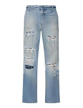 Amiri Jeans Con Frange