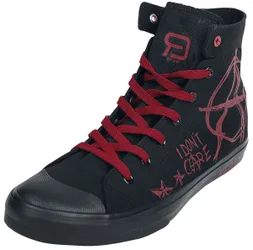 Sneaker high schwarz "Walk The Line" von - Unisex - unisex