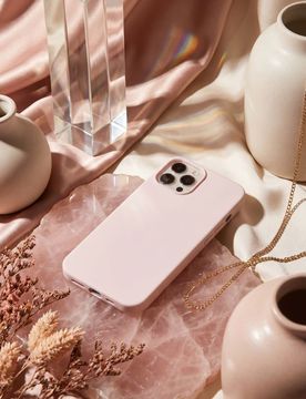Custodia per iPhone 13/14 - rosa pastello