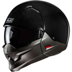 Casco Moto Jet i20N Nero Metal taglia L