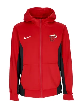 Giacca Tuta Cappuccio Uomo Nba Dri-fit Showtime Full-zip Hoodie Miahea Tough Red/black/black/white - NIKE NBA - FashionsVida
