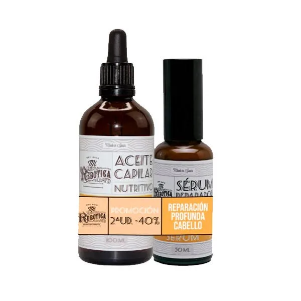 Duplo Aceite Capilar + SÃ©rum Reparador - Mi Rebotica - FashionsVida