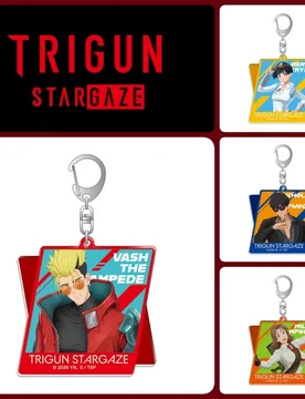 Trigun Stargaze Anime Acrylic Keychain Vash the Stampede Meryl Stryfe Nicholas D. Wolfwood Pendant Cartoon Figure Pendant Gifts - Aliexpress - FashionsVida
