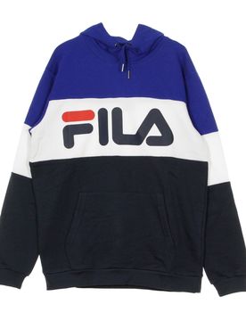 Felpa Leggera Cappuccio Uomo Men Night Blocked Surf the Web/black Iris/bright White