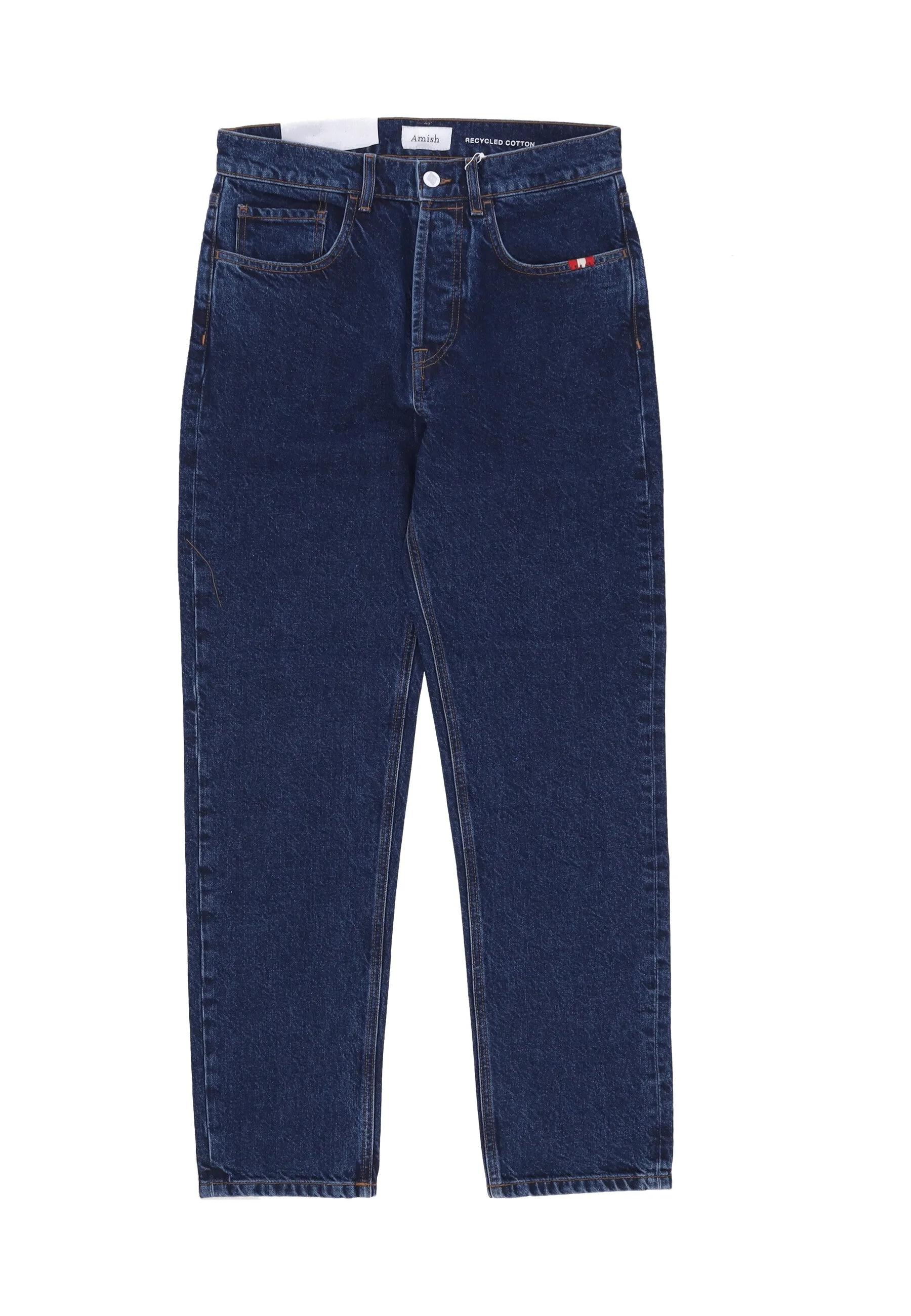 Jeans Uomo Jeremiah Straight Denim Light Stone - Amish - FashionsVida
