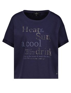 T-Shirt dunkelblau 46 damen