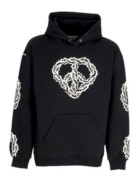 Felpa Cappuccio Uomo Thorns Hoodie Black