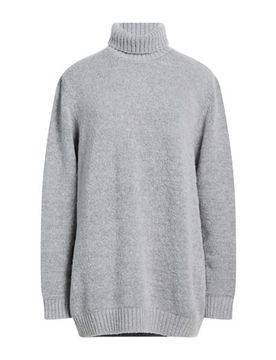 Rollkragenpullover Damen Hellgrau XXL Damen