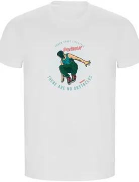 T-shirt à Manches Courtes No Obstacles Eco White 3XL - Kruskis - FashionsVida