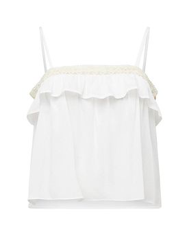 Top Cropped Fit TISANE 1 weiss 40 damen
