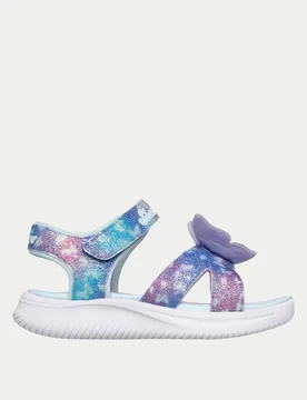 Kids' Jumpsters Butterfly Brites Sandals (9½ Small - 4 Large) Blue Mix Female - Skechers - FashionsVida