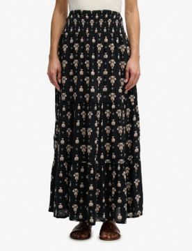 Para mujer. W7210394A Falda estampado (S), Casual, Tela