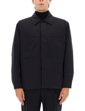 Padded Shirt Jacket in Gore-Tex "Windstopper" Fabric
