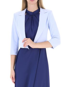 Coprispalle bolero AZZURRO OXFORD XL