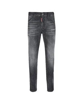 Jeans Slim Fit TEDDY negro 52 - Dsquared2 - FashionsVida