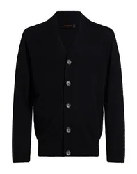 Strickjacke Herren Schwarz XXL Herren