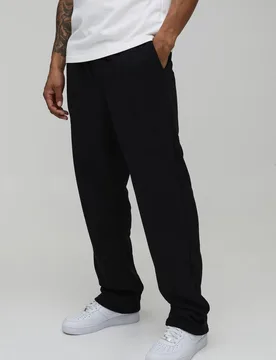 Herren Entspannte Jogginghose mit Stickerei-Details Black Größe XL - boohooMAN - FashionsVida