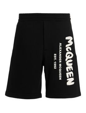 Alexander Mcqueen Bermuda con logo