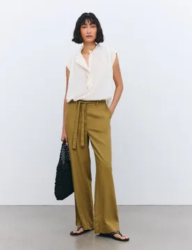 Pantalón de mujer fluido - Tintoretto - FashionsVida