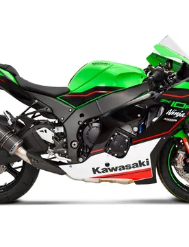 Terminale Relevance Conico titanio + Decat Titanio  Kawasaki Zx-10r-Rr 2020-2025 - Termignoni - FashionsVida