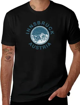 Graphic T-Shirt Innsbruck for Retro t man t man shirt Skiing shirts Mountains Austria designer Austrian funny - Aliexpress - FashionsVida