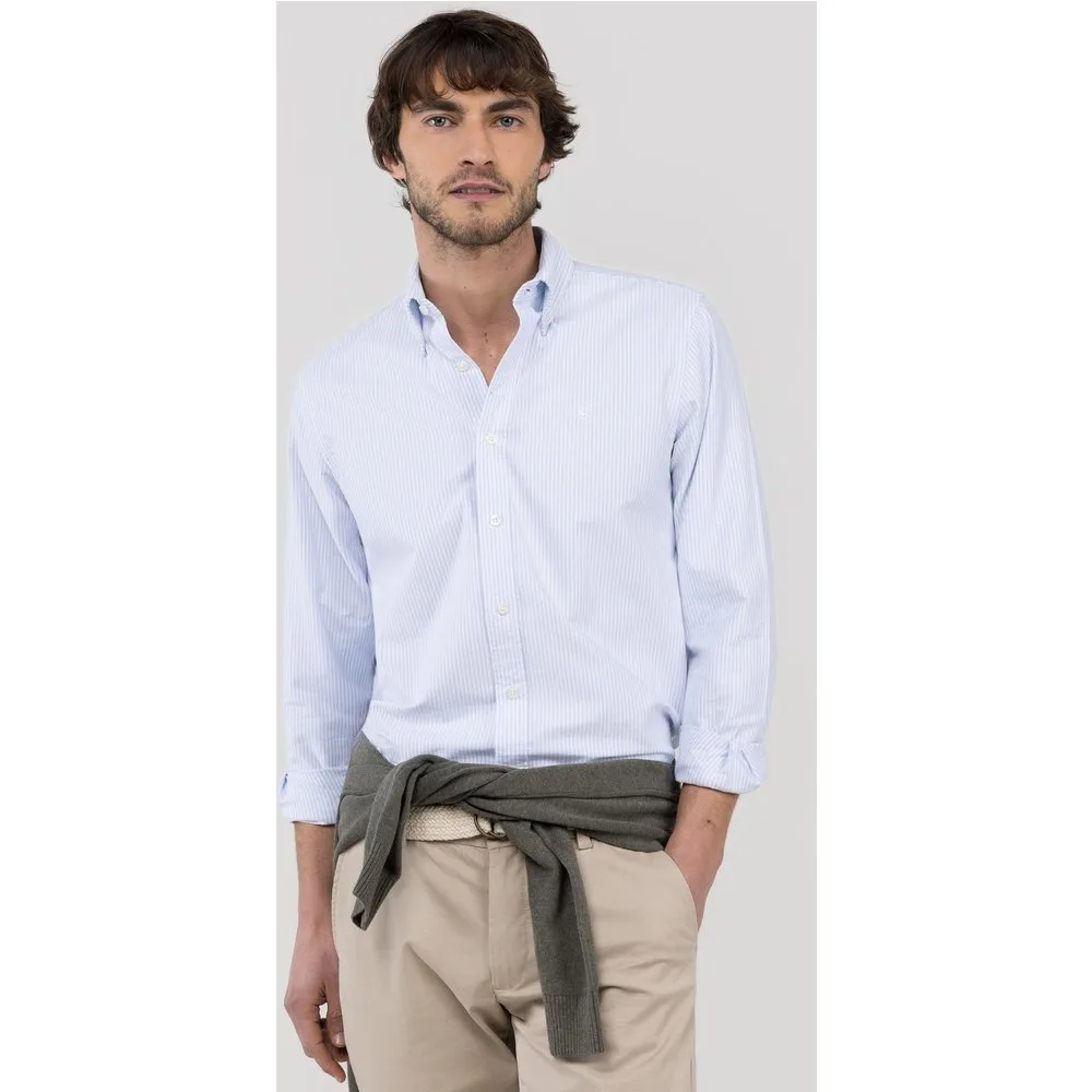 Camisa de hombre oxford de rayas - El Ganso - FashionsVida