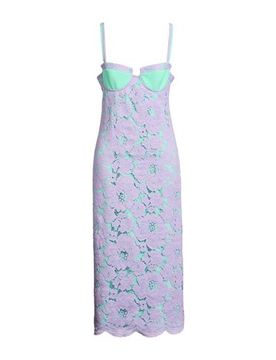 Vestido midi Mujer Lila 42 Mujer