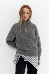 Quarter-Zip Jumper (Size: )