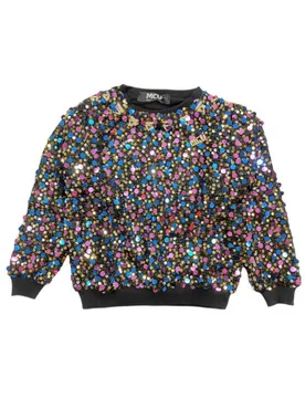 Felpa Paillettes Multicolor MCU00101 - M.C.U. - FashionsVida