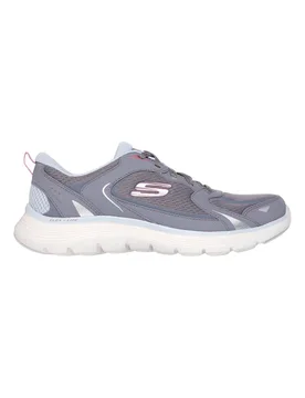 Sneakers grigio polvere in mesh con memory foam Flex Appeal 5.0 Retro Rush 40 - Skechers - FashionsVida