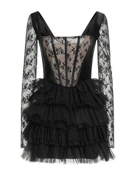 Mini-Kleid Damen Schwarz 38 Damen