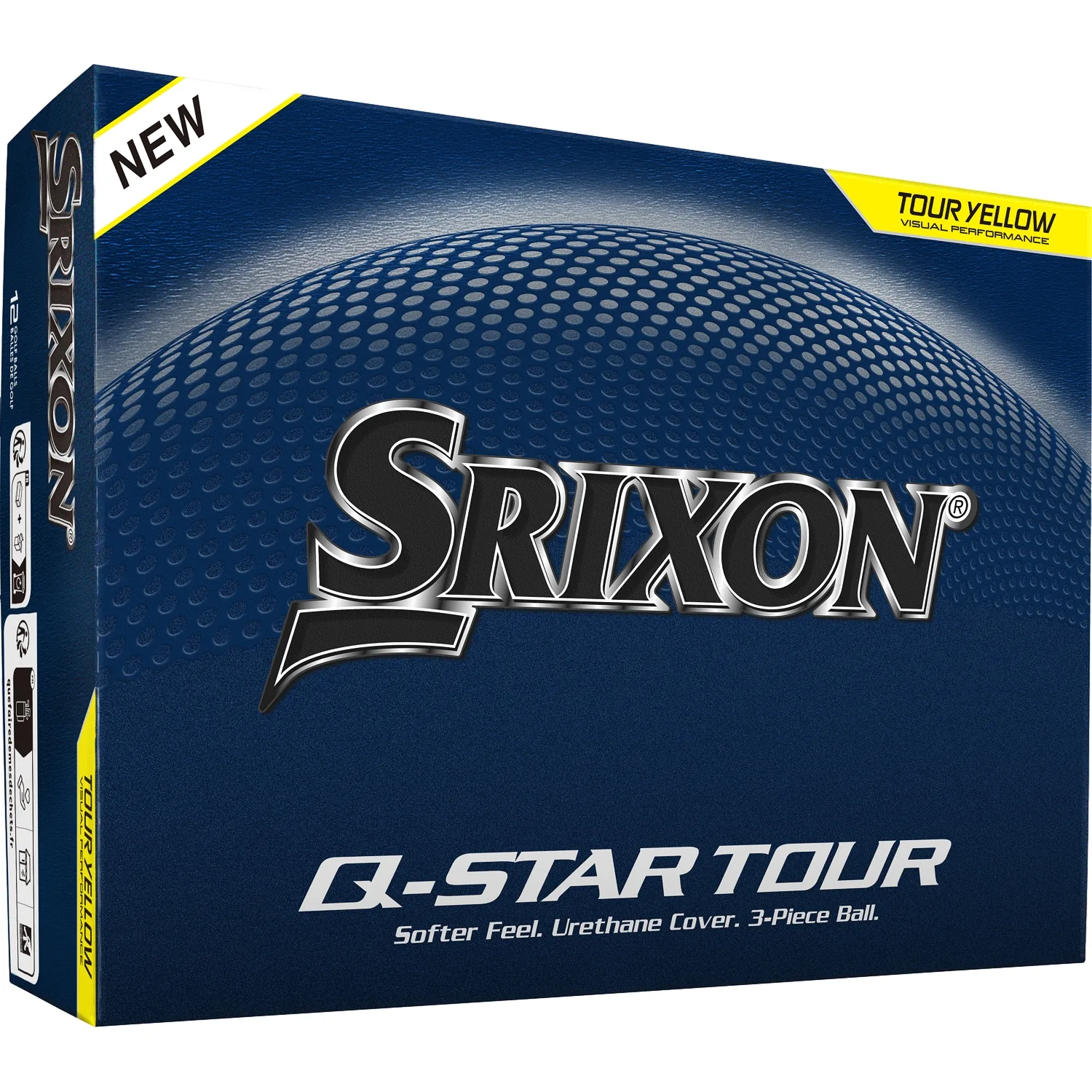 Golfbälle Q-Star Tour - 12er Pack, gelb - Srixon - FashionsVida
