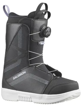 Chaussures De Snowboard Scarlet Boa Black / Black / Persian Violet 22.5