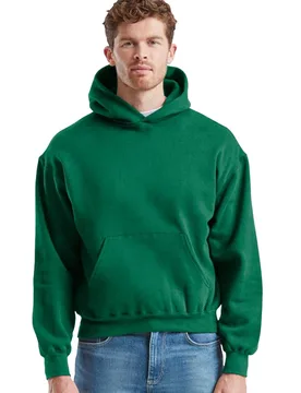 Mens Supercotton Cotton Hoodie (College Green) - Dark Green - Size 3xl - Fruit of the loom - FashionsVida