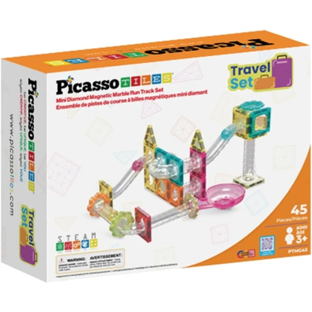 Mini Circuito De Canicas Magnético 45 Piezas Picasso Tiles - Cefa Toys - FashionsVida