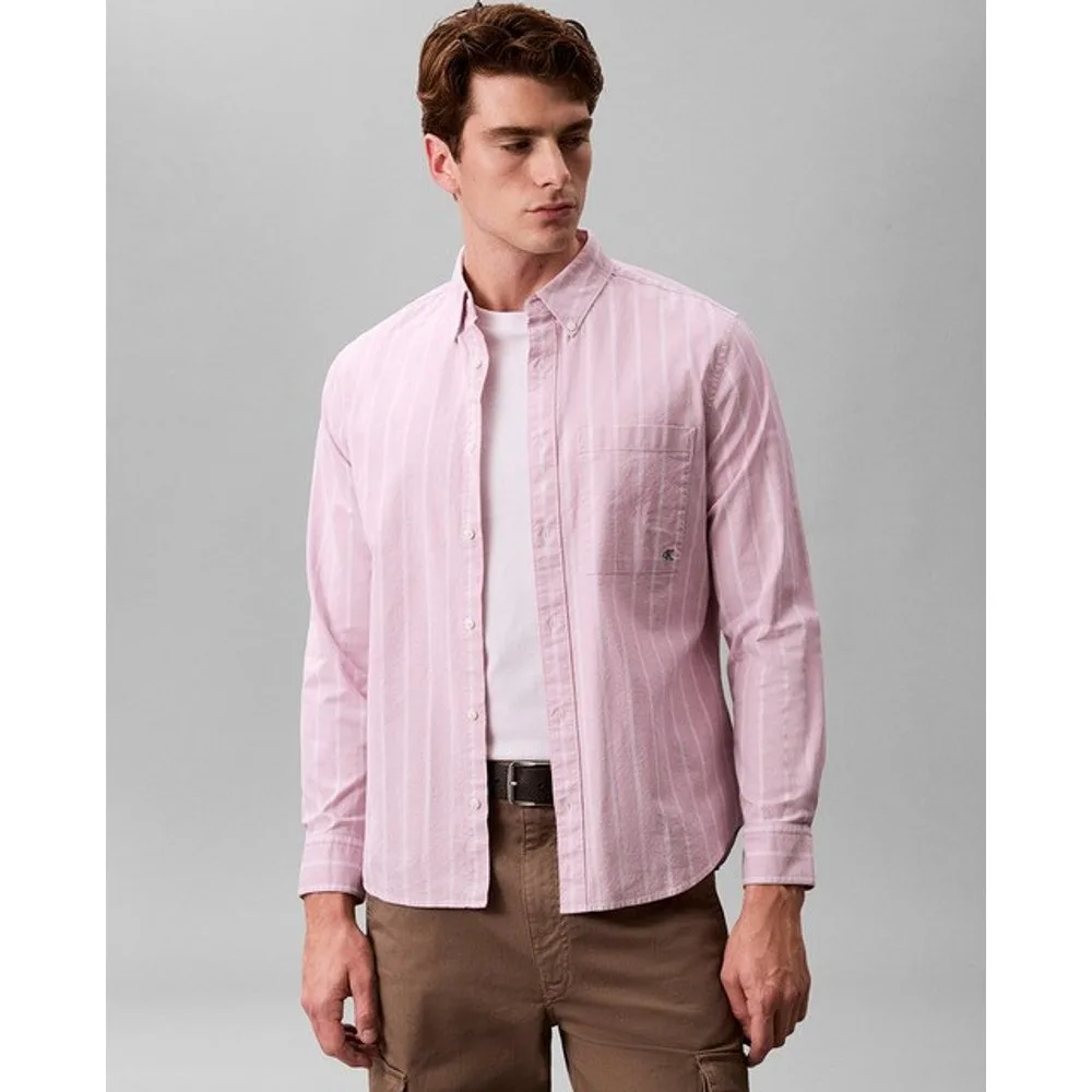 Camisa Hombre Oxford Rayas - Calvin Klein Jeans - FashionsVida