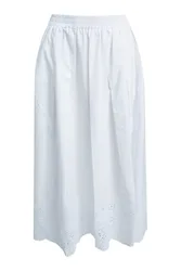 SKIRT WITH BORDERIE ANGLAISE female