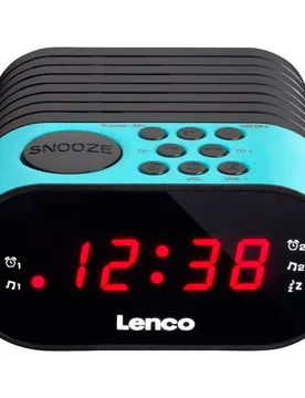 Radio Cr-07 Black / Blue / Red One Size unisex - Lenco - FashionsVida