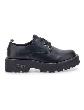 Scarpe stringate nere con suola carrarmato 3011 37