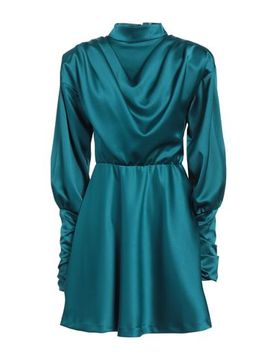 Minivestido Mujer Verde agua profundo M,S,XS Mujer