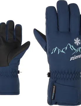 Lailla Fingerhandschuhe, schwarz 4,5