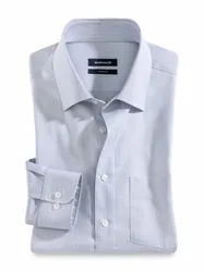 Extraglatt-Hemd Kent-Kragen, Regular Fit, Farbe Grau, 45/46, reine Baumwolle bügelfrei Herren